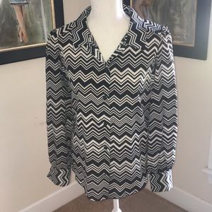 missoni zig zag blouse